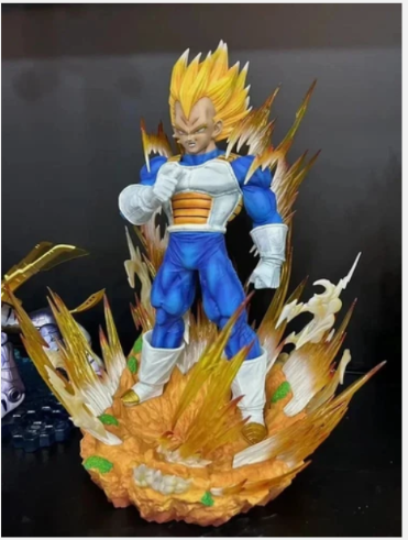 *Second Hand* Vegeta Super Saiyan power up against Cell